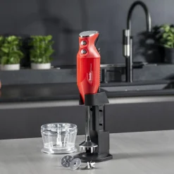 New Bamix Deluxe C Stavblender 200 watt R&oslash;d