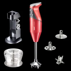 Best Bamix Deluxe D Stavblender 200 watt R&oslash;d