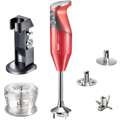 Best Bamix Deluxe D Stavblender 200 watt R&oslash;d