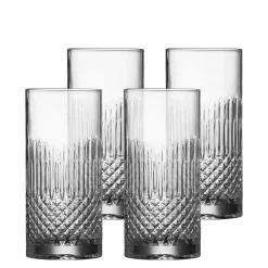 Clearance Luigi Bormioli Diamante Ølglas/longdrinkglas 4 stk. Klar