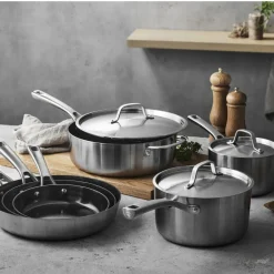 Hot Pillivuyt Gourmet Divette Kasserolle med låg Silver metallic