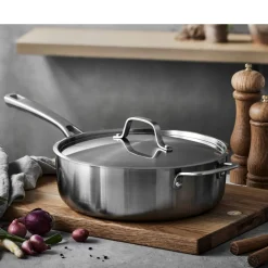 Outlet Pillivuyt Gourmet Divette Sauterpande keramisk non-stick Silver metallic
