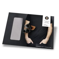 Hot BITZ Dækkeserviet 4 stk. Sort/Grå