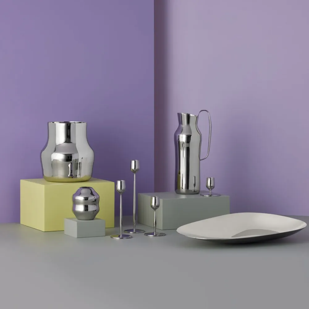 Discount Gense Dorotea Lysestage Blankt stål