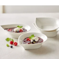 Clearance Blomsterbergs Dråbeskål 4 stk. Hvid