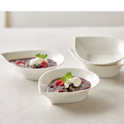 Clearance Blomsterbergs Dråbeskål 4 stk. Hvid