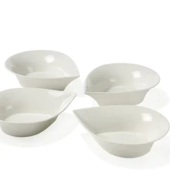 Clearance Blomsterbergs Dråbeskål 4 stk. Hvid