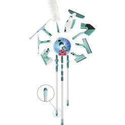 Hot Leifheit Dry & Clean Vinduesvaskersæt 3 dele Gr&oslash;n