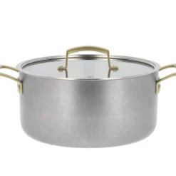 Pillivuyt Gourmet Durance Gryde med glaslåg Stål