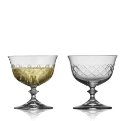 Hot Lyngby Glas Eaton Champagneskål 2 stk. Klar
