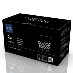 New Lyngby Glas Eaton Vandglas 2 stk. Klar