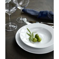 Online Pillivuyt Eventail Tallerken dyb med fane Hvid