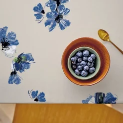 Online Södahl Flora Akryldug m. antislip Blue