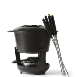 Outlet Funktion Fonduesæt med gafler Sort st&oslash;bejern