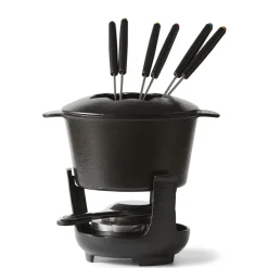 Outlet Funktion Fonduesæt med gafler Sort st&oslash;bejern