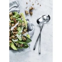 Best Gense Fuga Salatbestik Mat/Blankt stål
