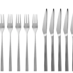 Sale Gense Fuga Steakbestik/grillbestik 12 dele Mat/Blankt stål