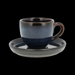 Clearance BITZ Gastro Espresso m/underkop Mørkeblå/Sort