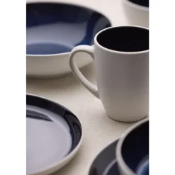 Outlet BITZ Gastro Krus Hvid/M&oslash;rkeblå