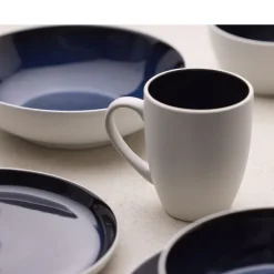 Outlet BITZ Gastro Krus Hvid/M&oslash;rkeblå