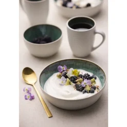 Online BITZ Gastro Krus Hvid/Gr&oslash;n