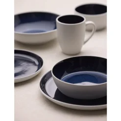 Best BITZ Gastro Pastaskål Hvid/M&oslash;rkeblå