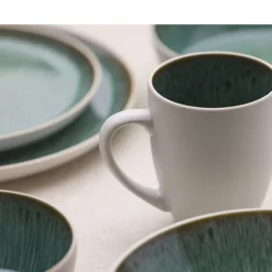 BITZ Gastro Skål Hvid/Gr&oslash;n