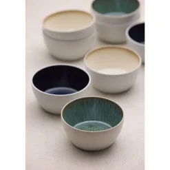 Clearance BITZ Gastro Skål Hvid/M&oslash;rkeblå