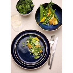 Clearance BITZ Gastro Skål Hvid/M&oslash;rkeblå