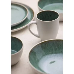 Outlet BITZ Gastro Suppeskål Hvid/Gr&oslash;n