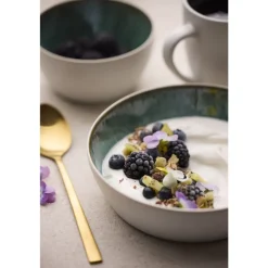 Outlet BITZ Gastro Suppeskål Hvid/Gr&oslash;n