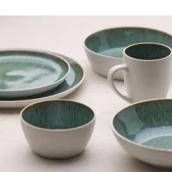 Outlet BITZ Gastro Suppeskål Hvid/Gr&oslash;n