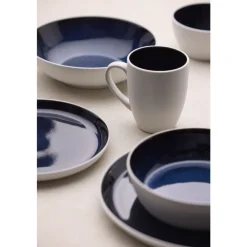 Discount BITZ Gastro Suppeskål Hvid/M&oslash;rkeblå