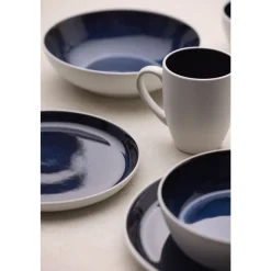 Discount BITZ Gastro Suppeskål Hvid/M&oslash;rkeblå