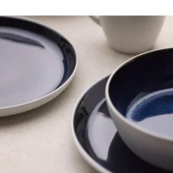 Discount BITZ Gastro Suppeskål Hvid/M&oslash;rkeblå