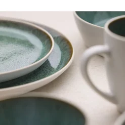 Best BITZ Gastro Tallerken Hvid/Gr&oslash;n