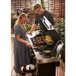 Clearance Rösle Grillspyd m. stativ 6 stk. Stål