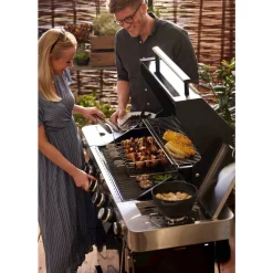 Clearance Rösle Grillspyd m. stativ 6 stk. Stål