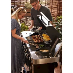 Clearance Rösle Grillspyd m. stativ 6 stk. Stål