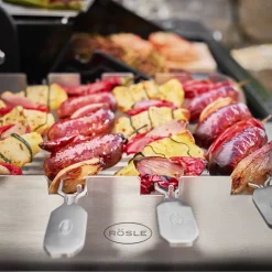 Clearance Rösle Grillspyd m. stativ 6 stk. Stål