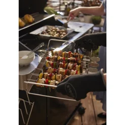 Clearance Rösle Grillspyd m. stativ 6 stk. Stål