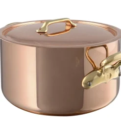 Hot Mauviel Gryde med låg Copper