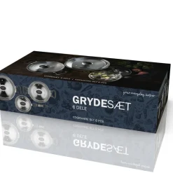 Best Funktion Grydesæt 6 dele Blankt stål