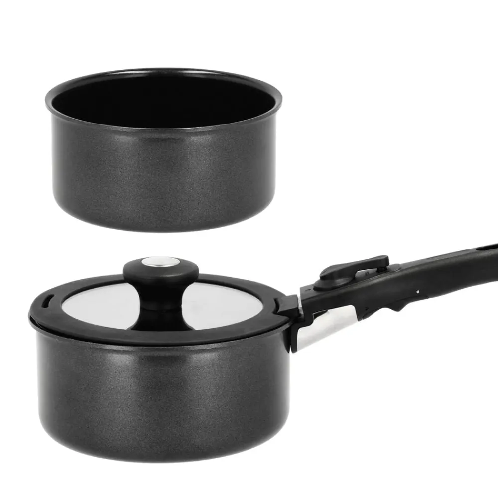 Discount HOLM Grydesæt m aftageligt håndtag Sort