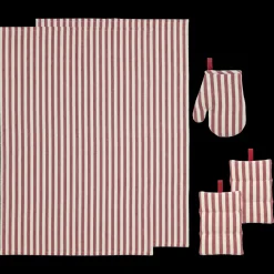 Best Södahl Harmony GAVE Tekstilsæt 5 dele R&oslash;d