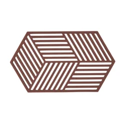 New Zone Denmark Hexagon Bordskåner Burgundy