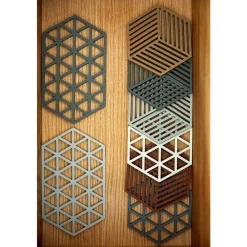 Clearance Zone Denmark Hexagon Bordskåner Olive green