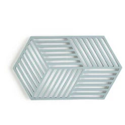 New Zone Denmark Hexagon Bordskåner Fog blue