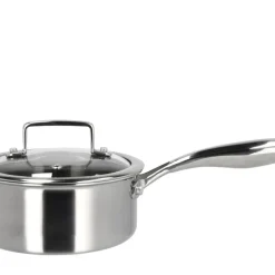 Outlet HOLM Hybrid 3ply Grydesæt m/låg 6 dele Silver metallic