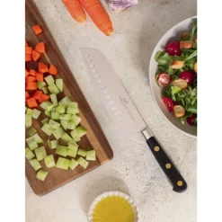 Clearance Lion Sabatier Ideal Santokukniv Stål/Sort